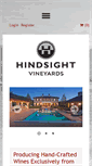 Mobile Screenshot of hindsightwines.com